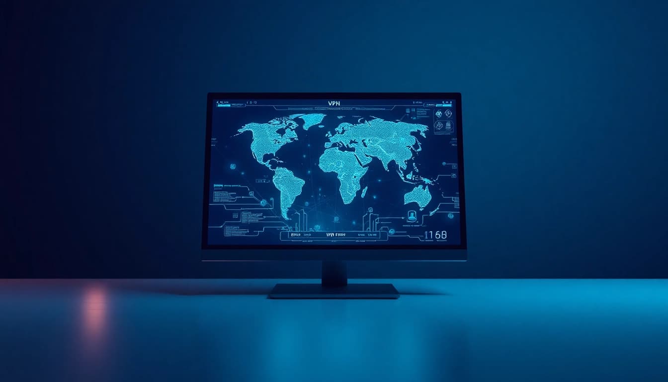 快连下载 - Visual representation of a modern VPN service focusing on network security, global connectivity, and multi-platform support.