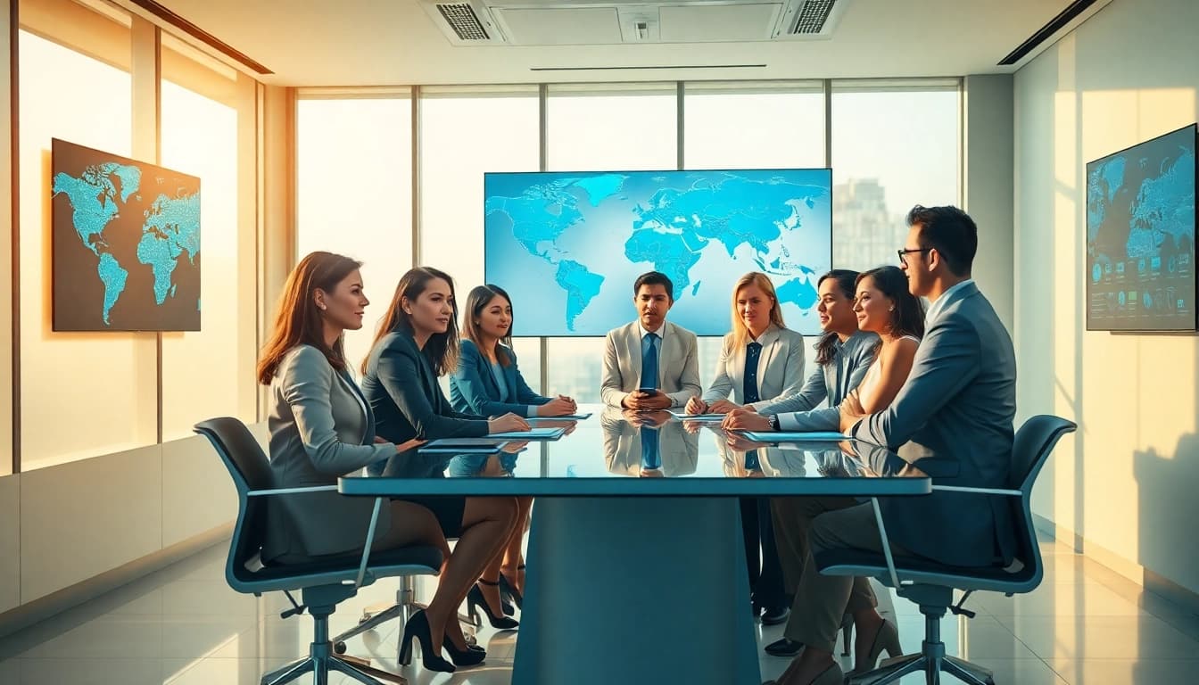 Fast and secure global internet connectivity solutions by 快连官网 in a modern office setting