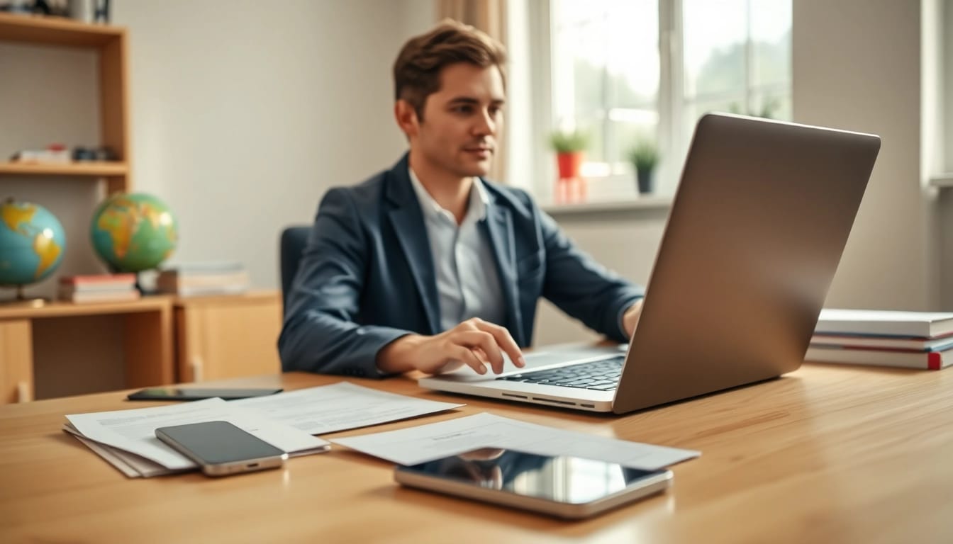 Complete your eta application uk with personalized guidance in a bright workspace.