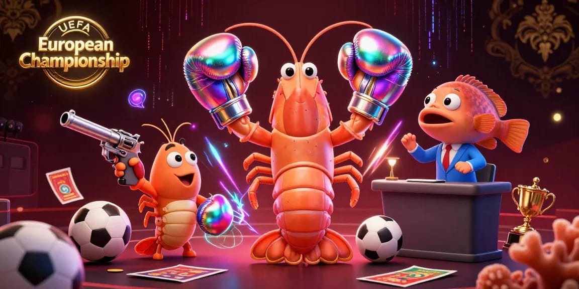 Experience the UEFA European Championship with vibrant sports betting elements and dynamic visuals.