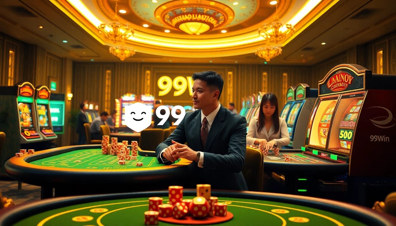 Experience high stakes gambling with poker tables and slot machines at 99win.con, where thrilling moments await.