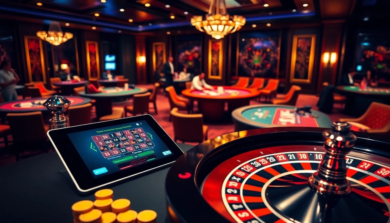 Experience the thrill of winning at New88 with vibrant casino tables and exciting games.