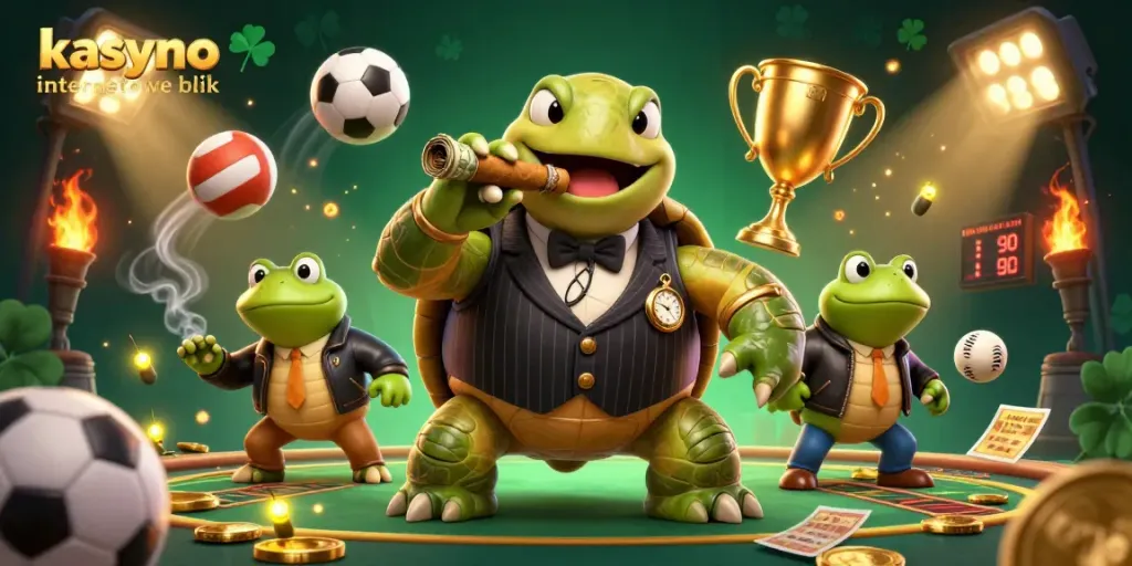 Engage with kasyno internetowe blik in this vibrant casino scene filled with colorful elements and dynamic action.