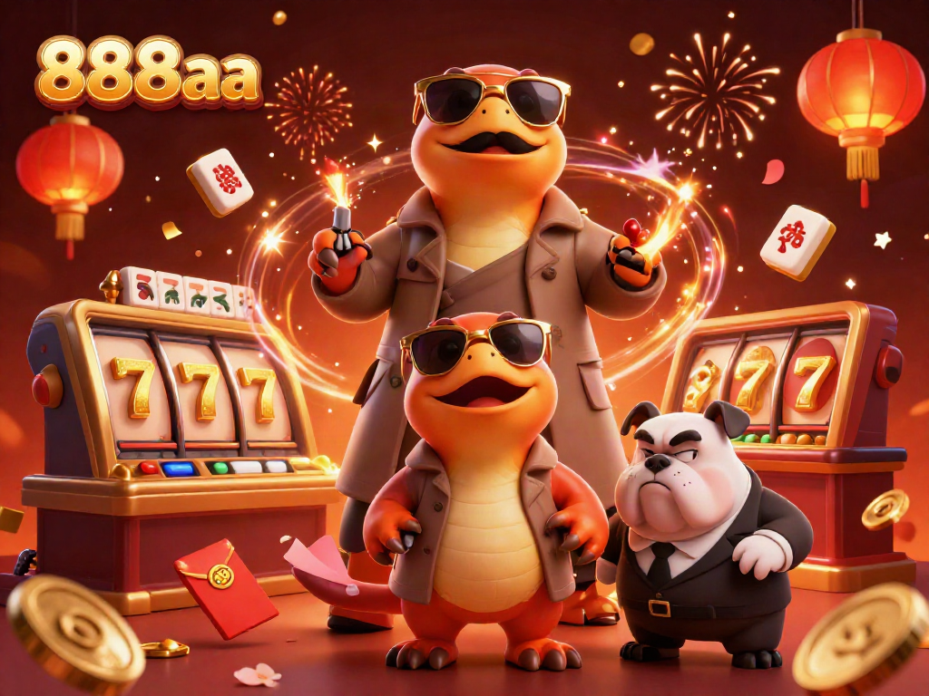 Win big at 888aa with this lively 3D cartoon scene of raptors entering a VIP casino