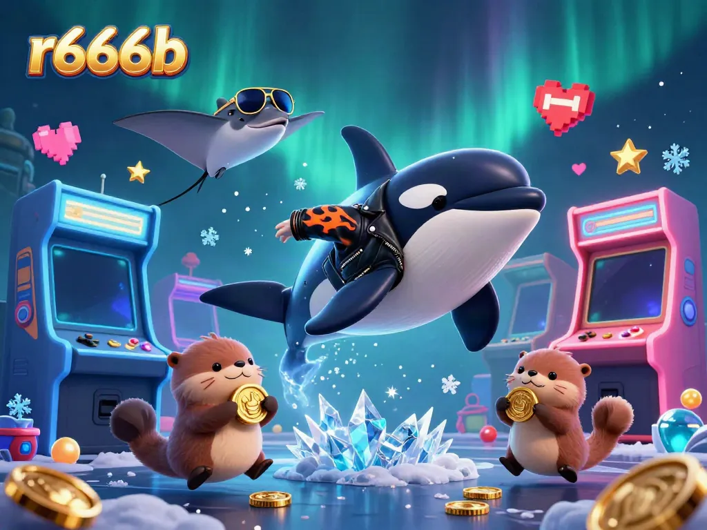 Join the thrilling underwater adventure at r666b casino with vibrant sea creatures and gold coins.