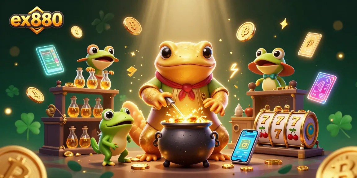 Experience thrilling gameplay with ex880 as the golden salamander crafts wealth in a vibrant casino world.