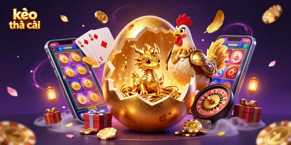 Experience kèo nhà cái excitement with a golden dragon and poker chips amidst immersive casino elements.