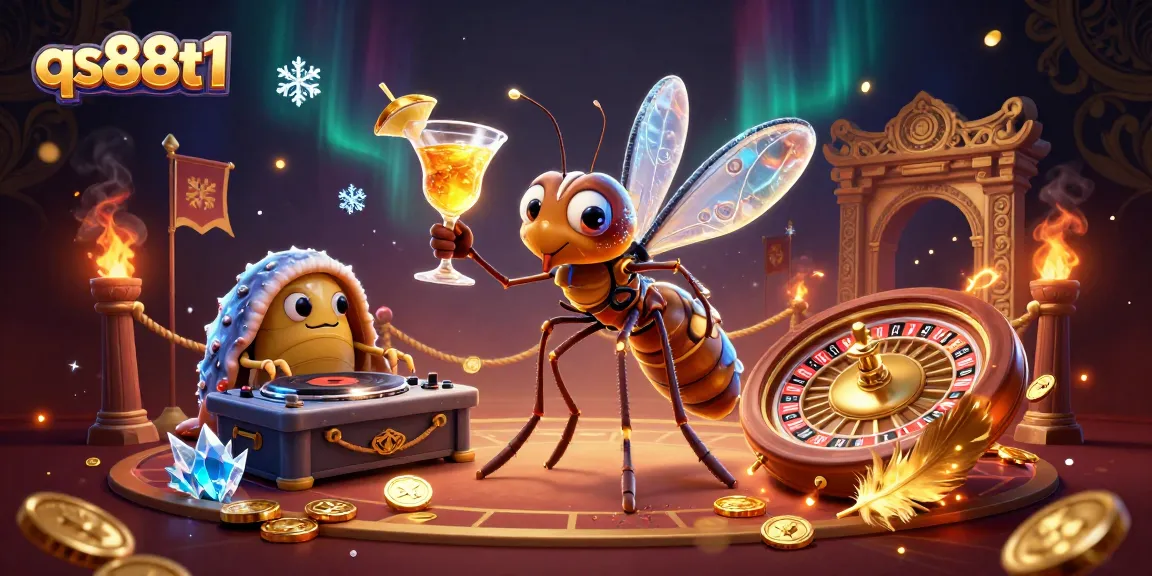 Experience dynamic gaming action with qs88t1 casino mascot and vibrant elements.