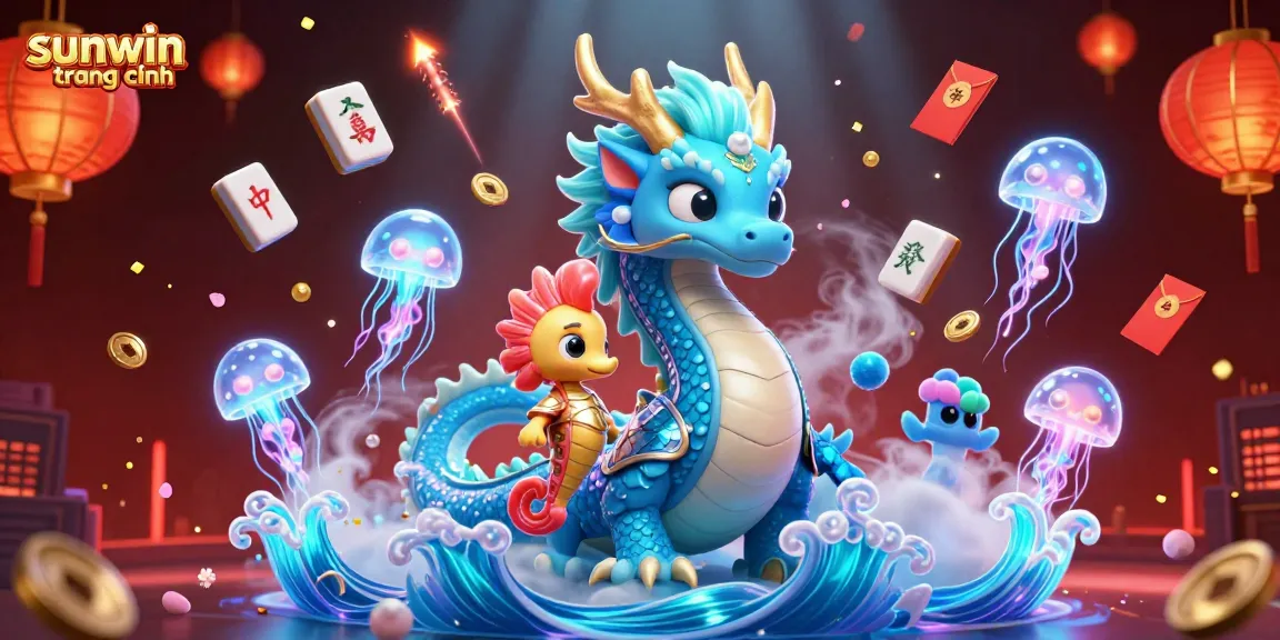 Experience the vibrant world of sunwin trang chính with a dynamic underwater casino scene bursting with colors and energy.
