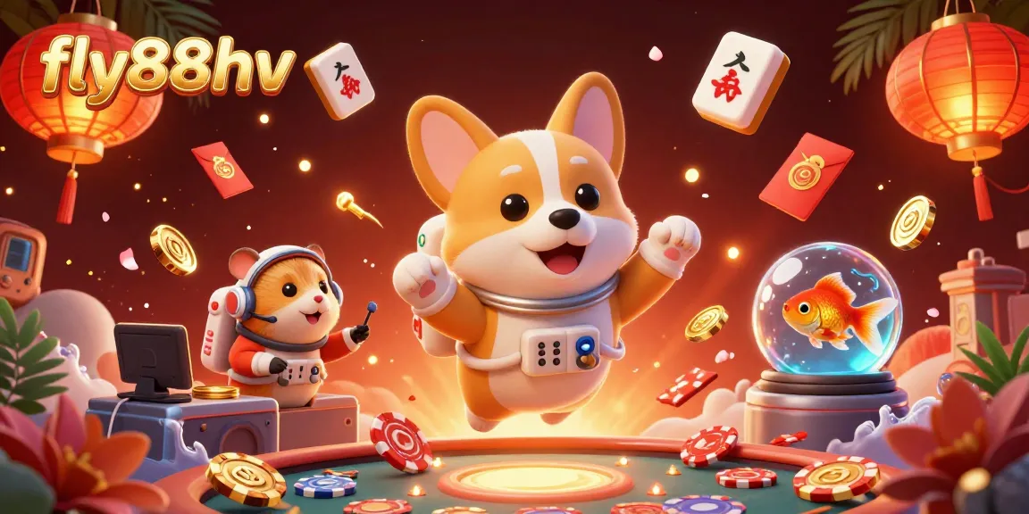 Experience thrilling gameplay with fly88hv in a vibrant 3D space casino filled with lucky charms and excitement.
