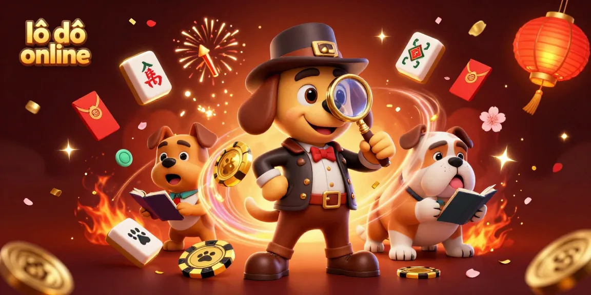 Join the excitement of lô đề online with this vibrant 3D illustration featuring playful gambling elements.